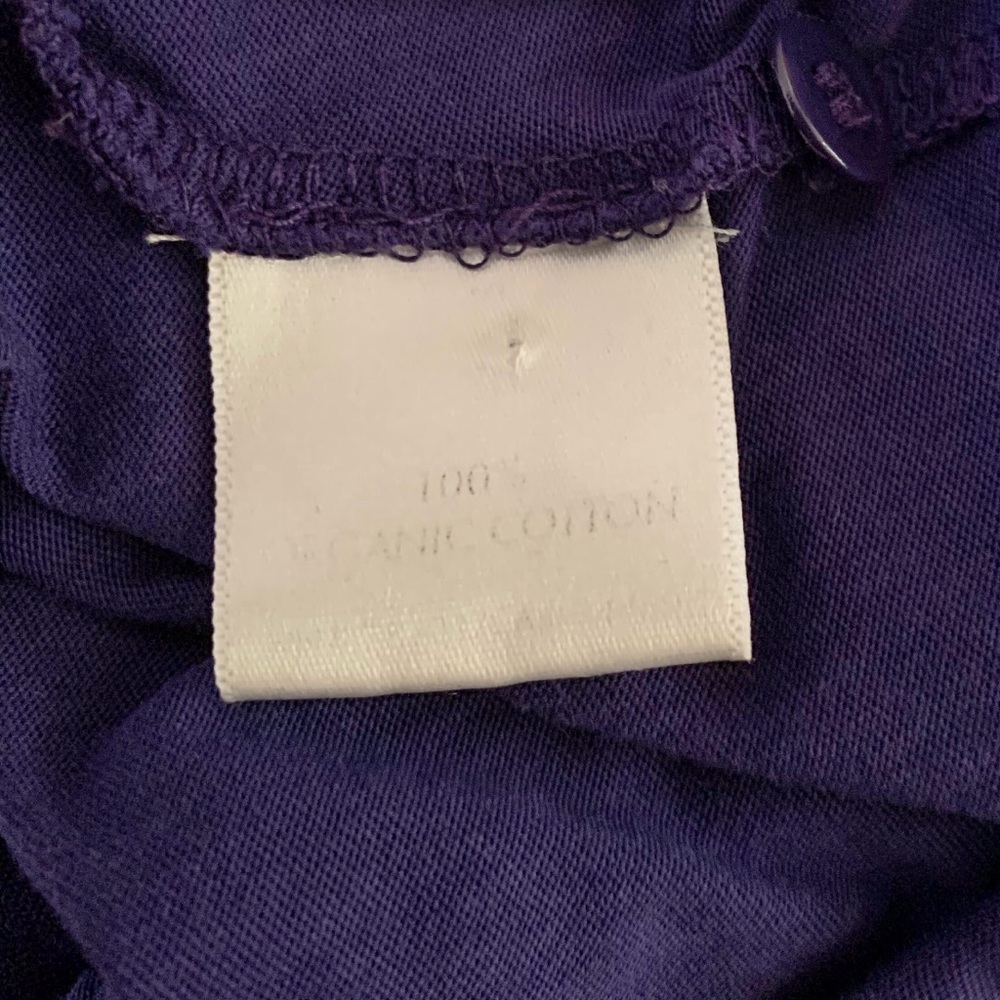 Eileen Fisher Organic Cotton Button Down Blue LG - Picture 7 of 7